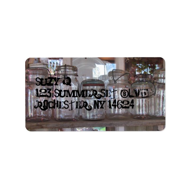 Mason Jars - Address Labels (Front)