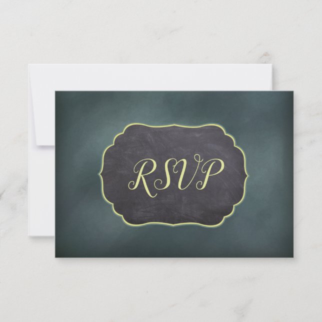 Mason Jars Summer Night RSVP Card (Front)