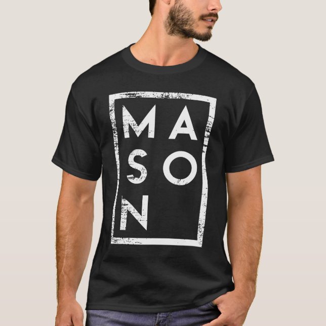 Mason Minimalism T-Shirt (Front)