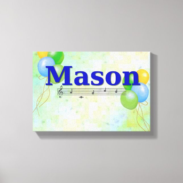 Mason Name Canvas (Front)