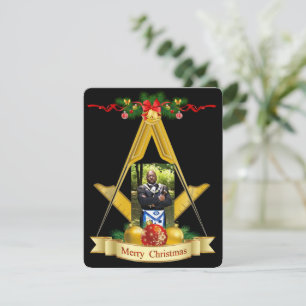 Mason Personalized  Holiday Card