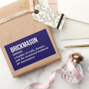 Mason Worker Funny Definition Sticker