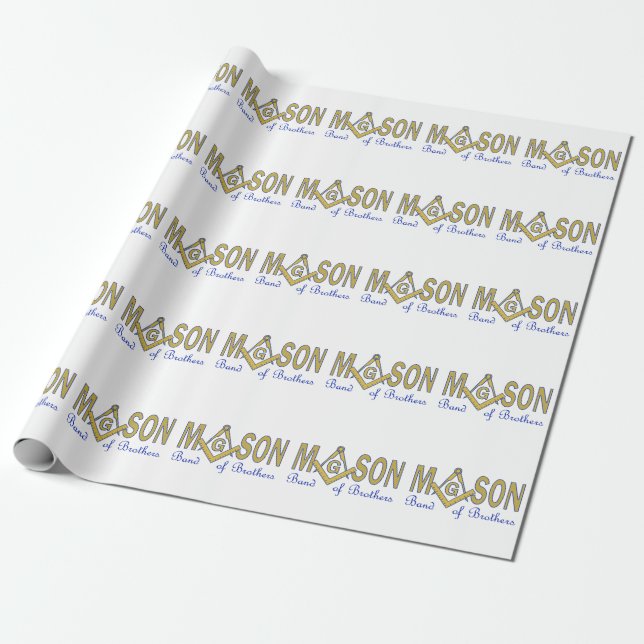 Mason Wrapping Paper (Unrolled)