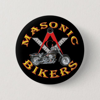 Masonic Bikers 2 Inch Round Button