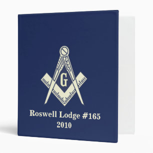 Masonic Blue Lodge Yearly Binder