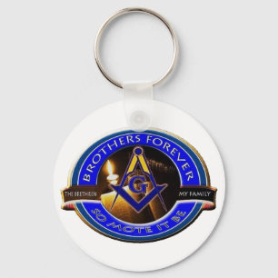 Masonic Brothers Keychain