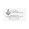 Masonic Business Card Template | Black and White