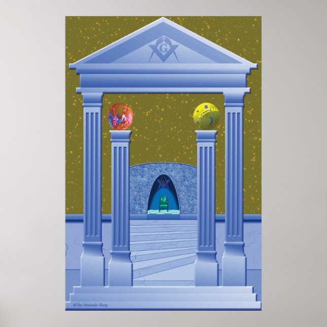 MASONIC CHAMBER DREAM SCAPE POSTER (Front)