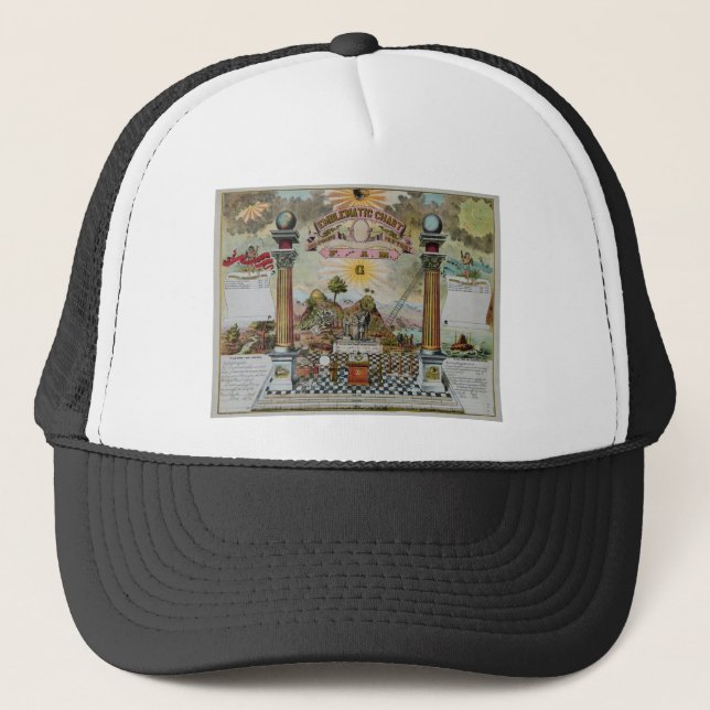 Masonic Chart 2 Trucker Hat (Front)