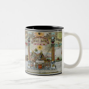 Masonic Chart 2 Two-Tone Coffee Mug