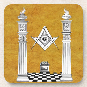 Masonic Coaster