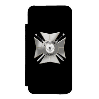 Masonic cross incipio watson™ iPhone 5 wallet case