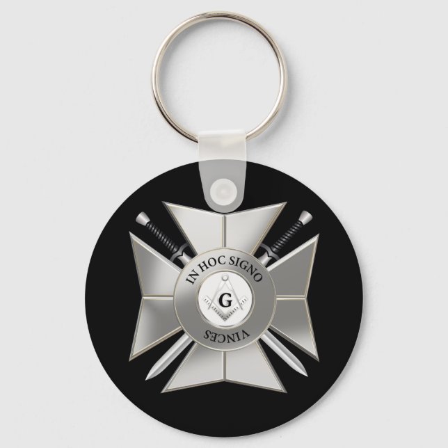 Masonic cross keychain (Front)