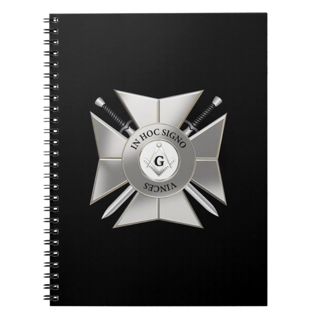 Masonic cross notebook (Front)