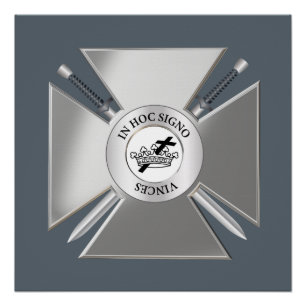 Masonic cross poster