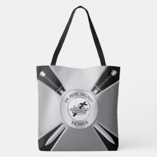 Masonic cross tote bag