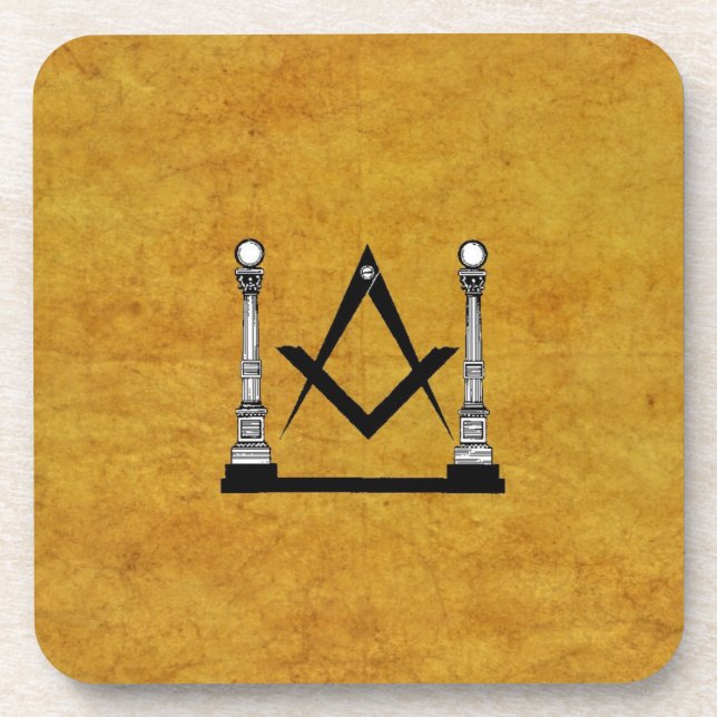 Masonic Drink Coaster (Front)