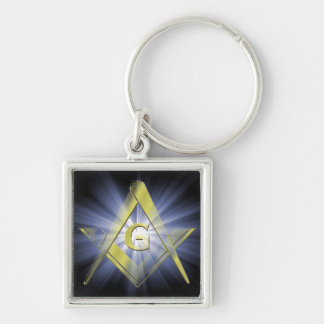 Masonic Emblem Square and Compass Keychain