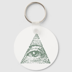 Masonic eye keychain