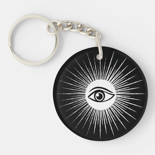 Masonic eye keychain (Front)