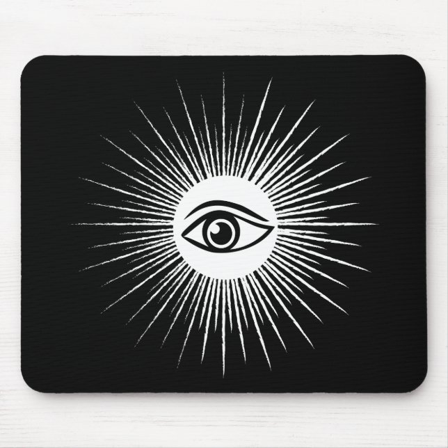 Masonic eye mouse pad (Front)
