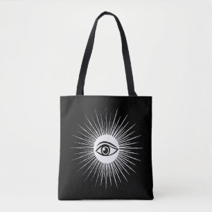 Masonic eye tote bag