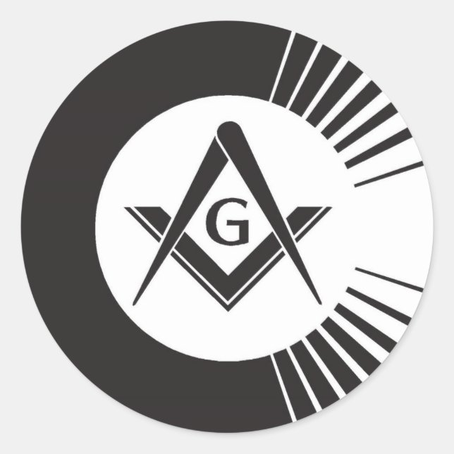 Masonic ,Freemason,Masons Classic Round Sticker (Front)