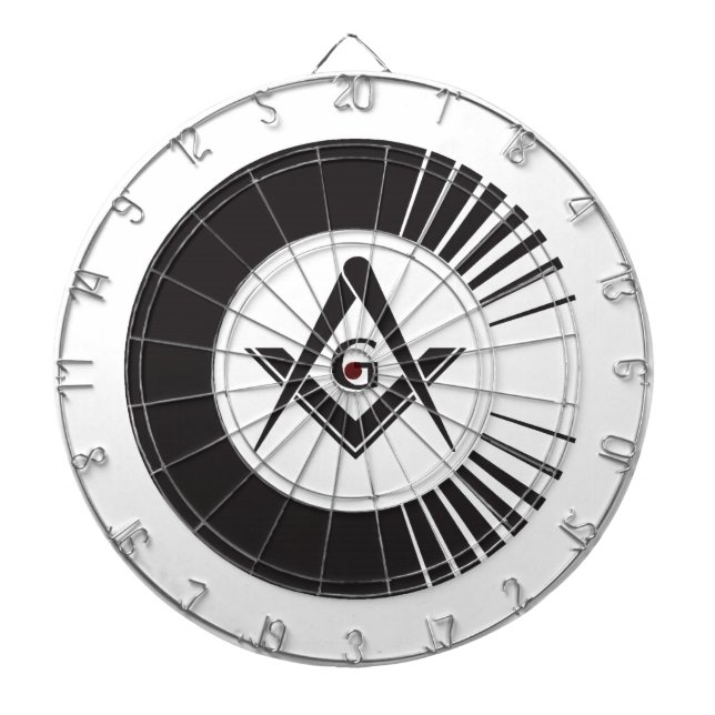 Masonic ,Freemason,Masons Dartboard (Front)