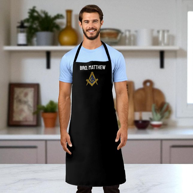 Masonic Freemasons Masonry Square and Compass Apron (Creator Uploaded)
