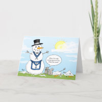 Masonic Frosty the Snowman Christmas