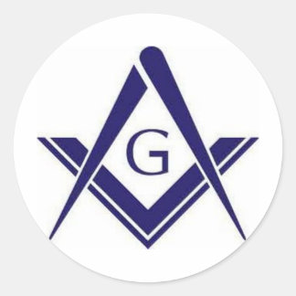 Masonic "G" Products Classic Round Sticker