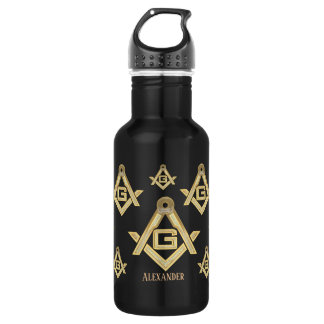 Masonic Golden Rush 532 Ml Water Bottle