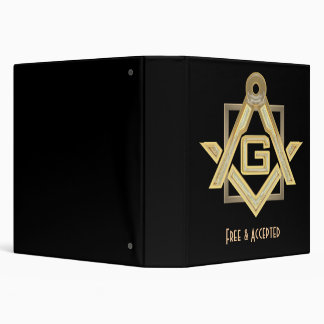 Masonic Golden Rush Binder