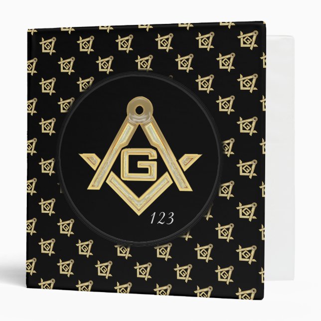 Masonic Golden Rush Binder (Front/Inside)