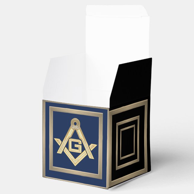 Masonic Golden Rush Favor Box (Opened)