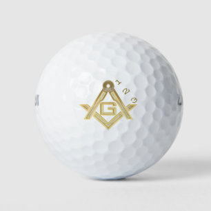 Masonic Golden Rush Golf Balls