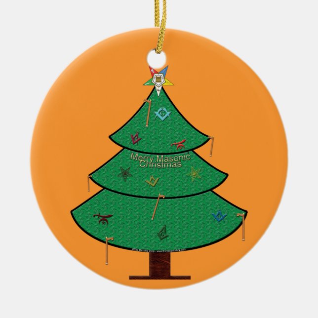Masonic Holidays Ornament (Front)