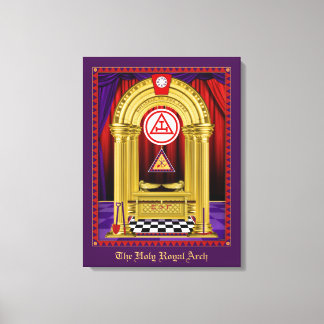 Masonic Holy Royal Arch With Working Tools Canvas Print