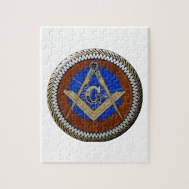 masonic jigsaw puzzle (Vertical)