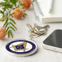 Masonic key chain F.A.M PHA