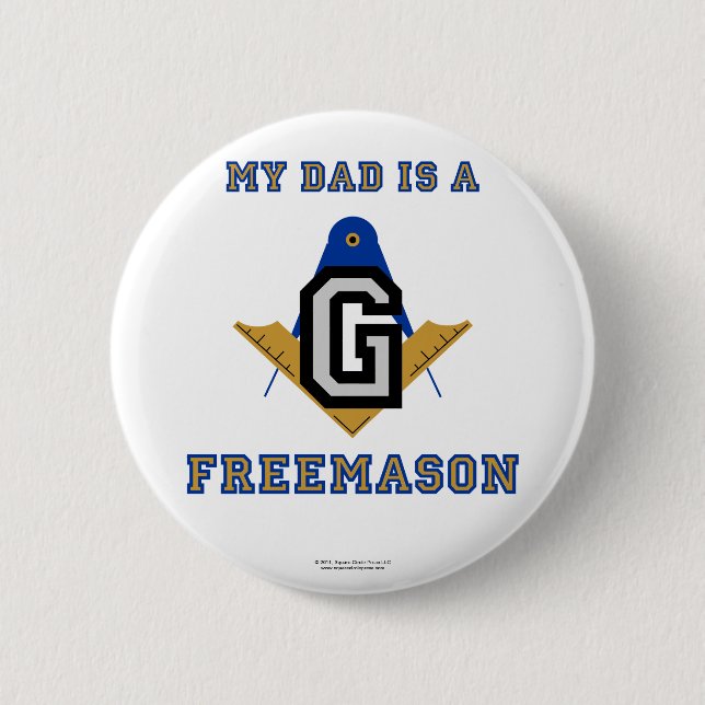 Masonic Kids - 2 Inch Round Button (Front)