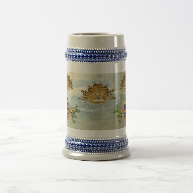 Masonic Life (Cosmos) Beer Stein (Center)