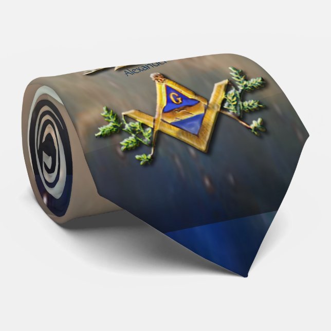 Masonic Life (Cosmos) Tie (Rolled)