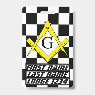 Masonic Lodge Badge