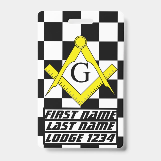 Masonic Lodge Badge (Front)