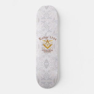 Masonic Lodge Keeping Tradition Skateboard