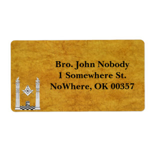 Masonic Mailing Labels