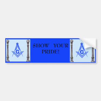 Masonic, Masonic, SHOW   YOUR                  ... Bumper Sticker