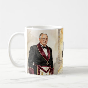 Masonic Master Mason Freemason Compass Coffee Mug