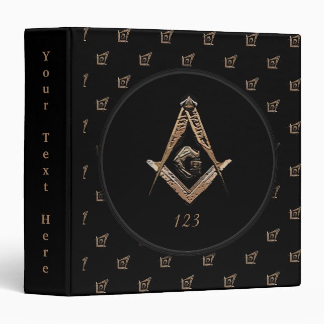Masonic Minds (Golden) Binder (Front/Spine)